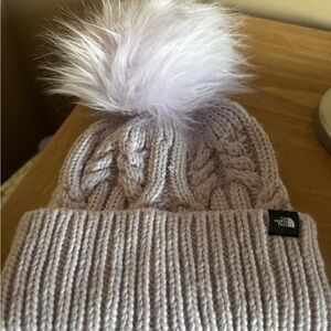 The North Face Women Lavender Knit Beanie